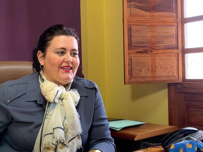 La concejala de Economía y Hacienda, la nacionalista Celeste López/TA.